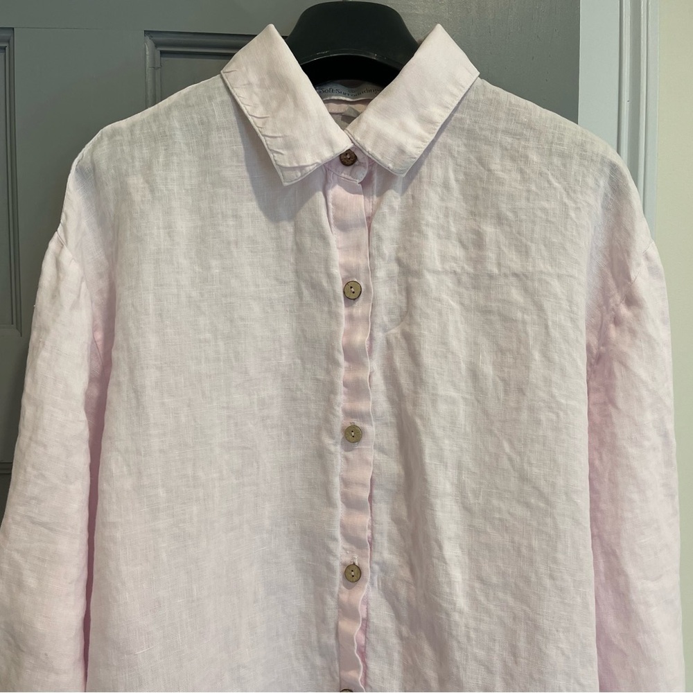 Soft Surroundings 100% Linen Women Dress/Shirt​